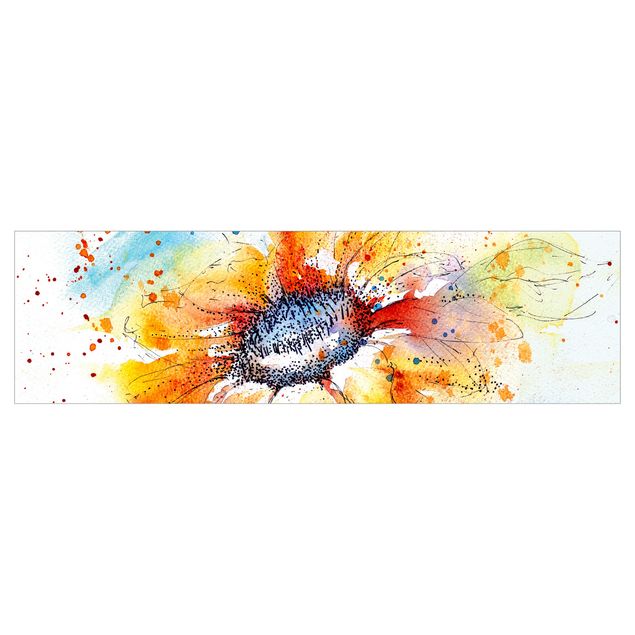 Klebefolien selbstklebend Painted Sunflower