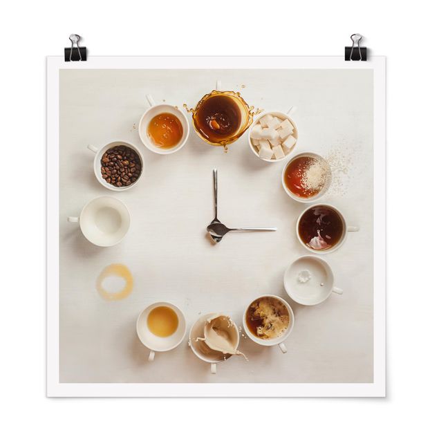 Wanddeko Esszimmer Coffee Time