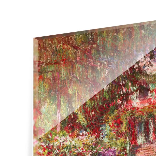 Wanddeko Abstrakt Claude Monet - Weg in Monets Garten in Giverny