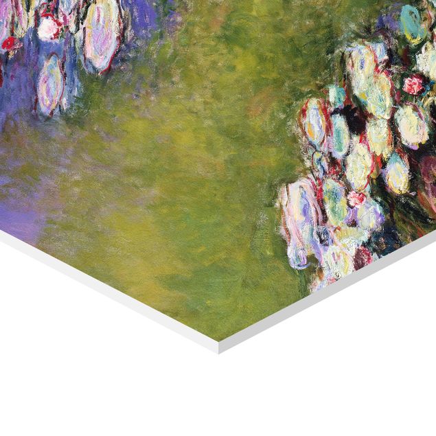 Wanddeko Treppenhaus Claude Monet - Seerosen