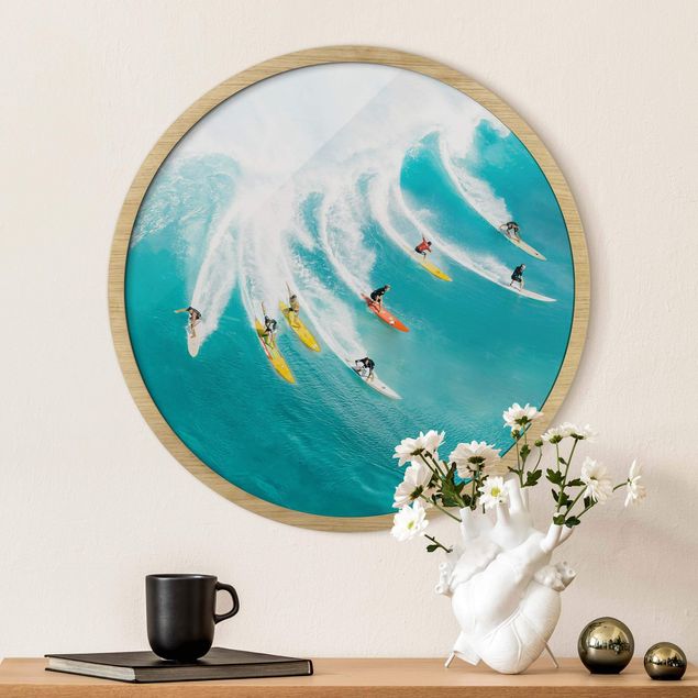 Strandbilder mit Rahmen Einfach Surfen