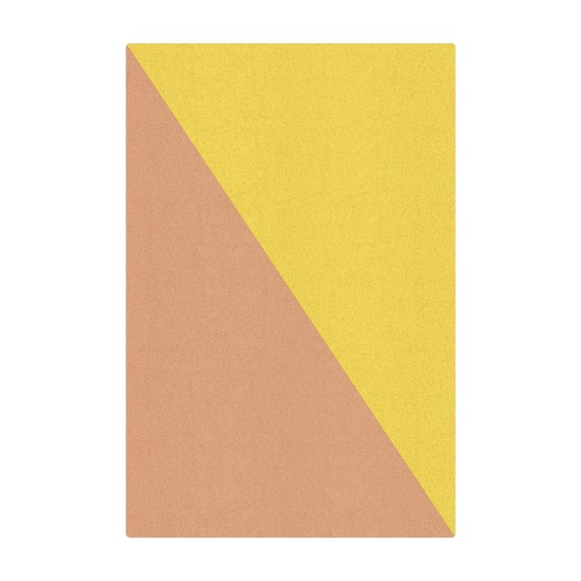 Deko Geometrisch Einfaches Gelbes Dreieck