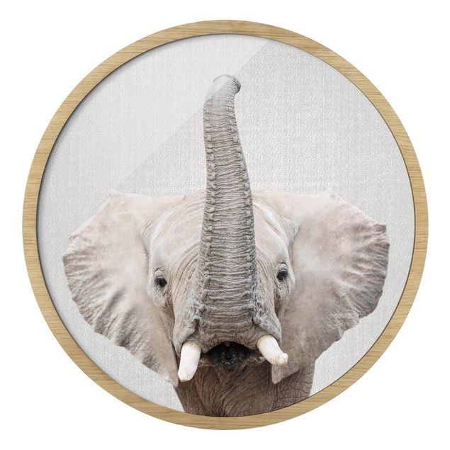 Wanddeko Büro Elefant Ewald