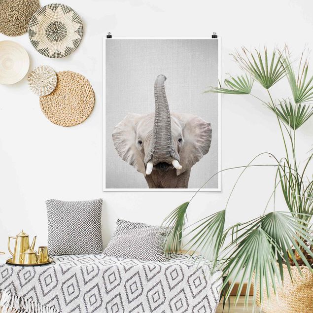 Wanddeko Schlafzimmer Elefant Ewald