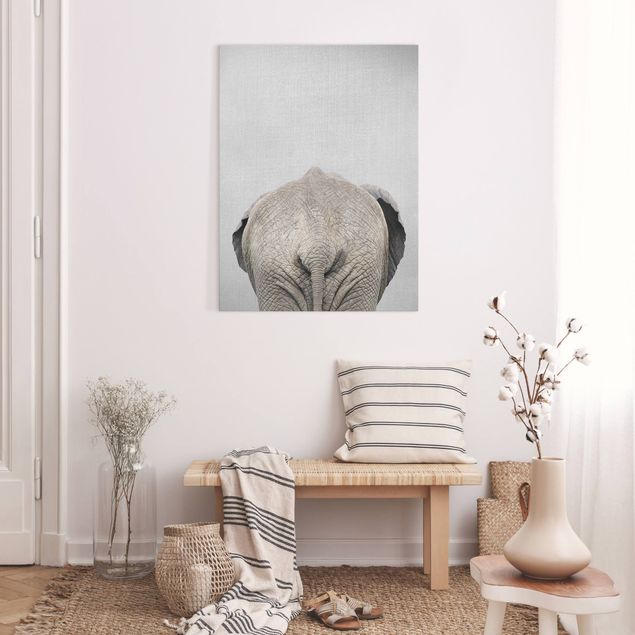 Wandbilder Elefanten Elefant von hinten
