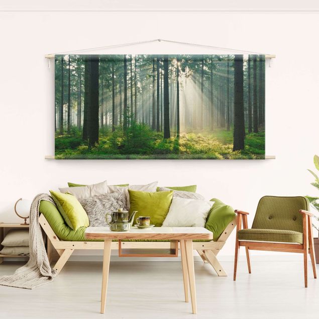 Wanddeko Schlafzimmer Enlightened Forest