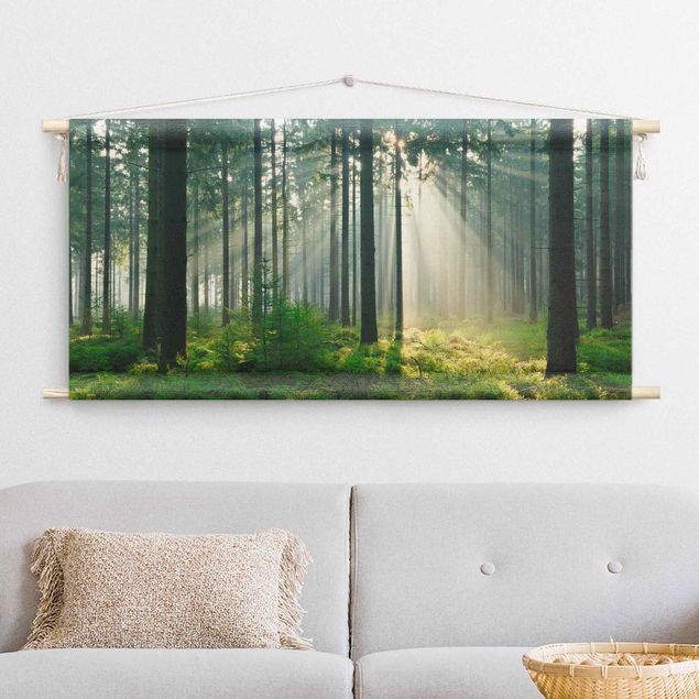 Wanddeko Esszimmer Enlightened Forest