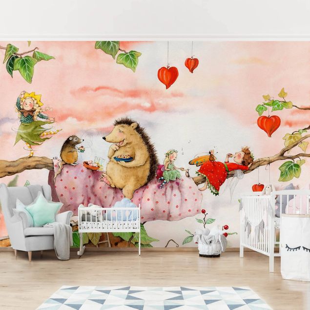 Wanddeko Büro Erdbeerinchen Erdbeerfee - Auf dem Ast