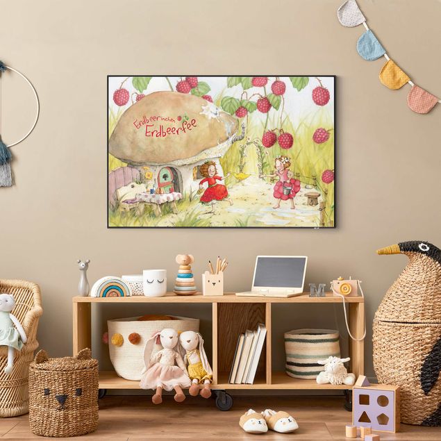 Wanddeko Küche Erdbeerinchen Erdbeerfee - Unter dem Himbeerstrauch