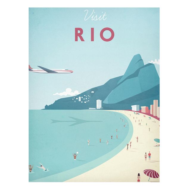 Wanddeko Esszimmer Reiseposter - Rio de Janeiro