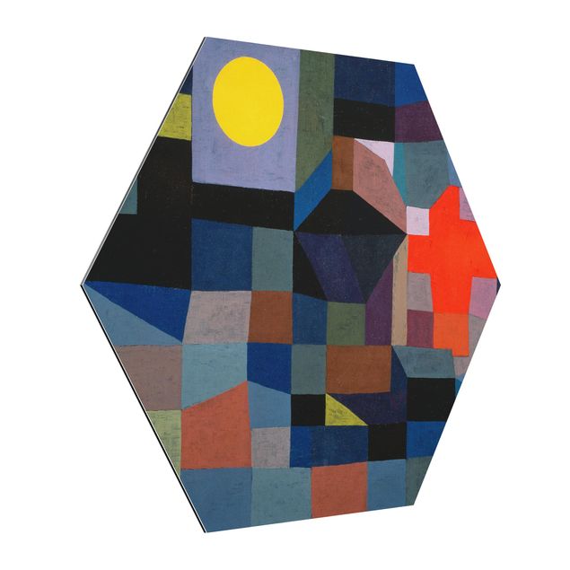 Wanddeko Esszimmer Paul Klee - Feuer bei Vollmond
