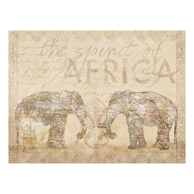 Wohndeko Vintage Vintage Collage - Spirit of Africa