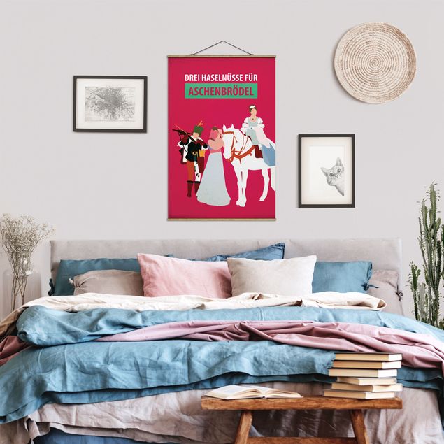 Wanddeko Mädchenzimmer Filmposter Drei Haselnüsse für Aschebrödel