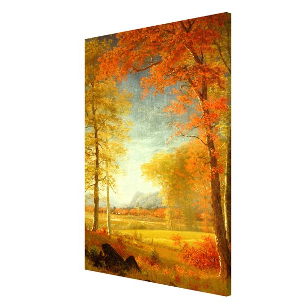 Wanddeko Esszimmer Albert Bierstadt - Herbst in Oneida County, New York