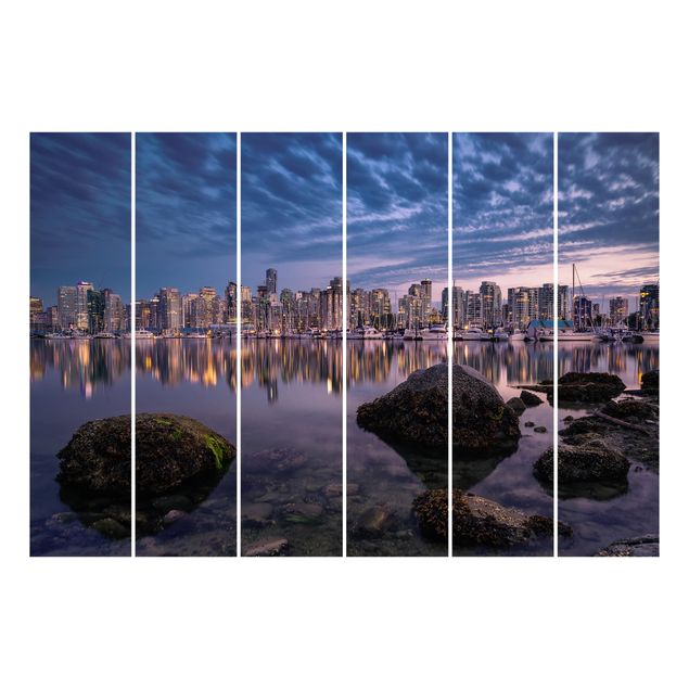 Wanddeko Esszimmer Vancouver im Sonnenuntergang
