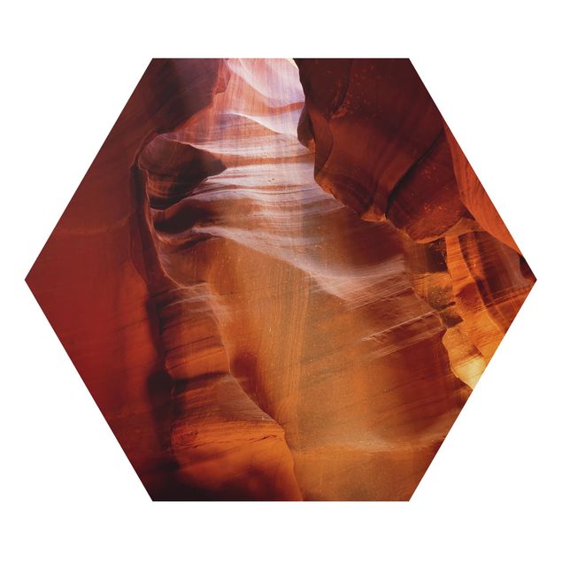 Wanddeko orange Antelope Canyon