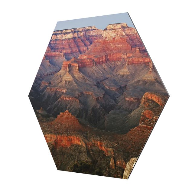 Wanddeko Treppenhaus Grand Canyon nach dem Sonnenuntergang
