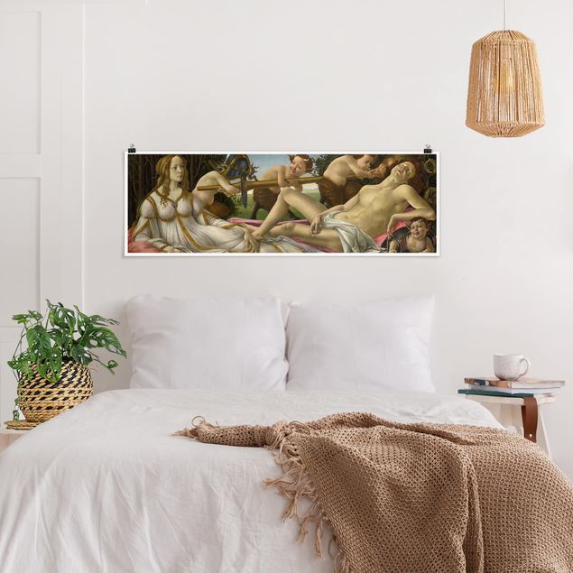 Wanddeko Esszimmer Sandro Botticelli - Venus und Mars