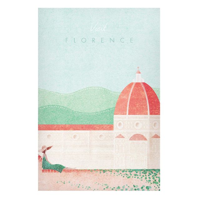 Wanddeko Flur Reiseposter - Florence