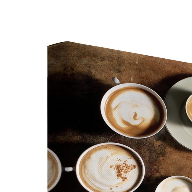 Wandbilder Kaffee Trilogie der Kaffeetassen