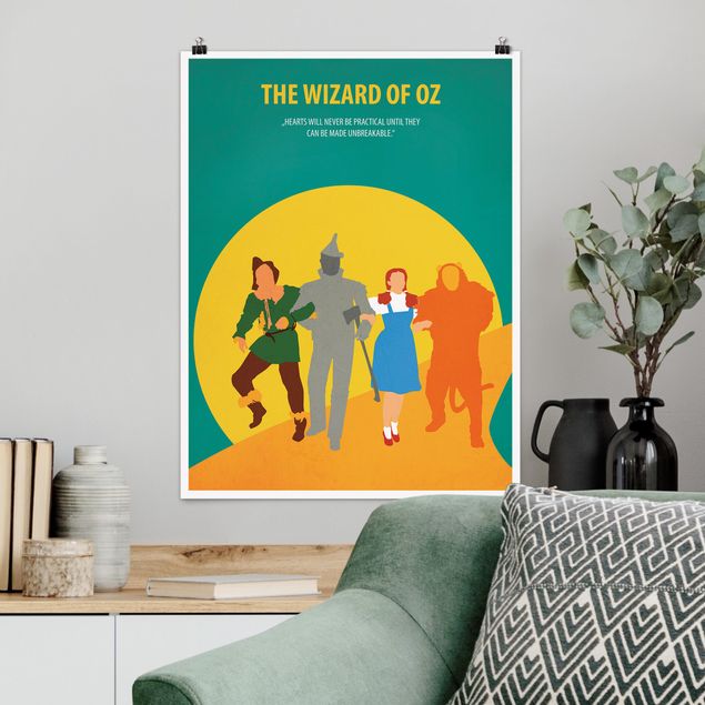 Deko Kinderzimmer Filmposter The Wizard of Oz