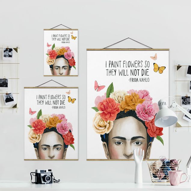Wanddeko Büro Fridas Gedanken - Blumen