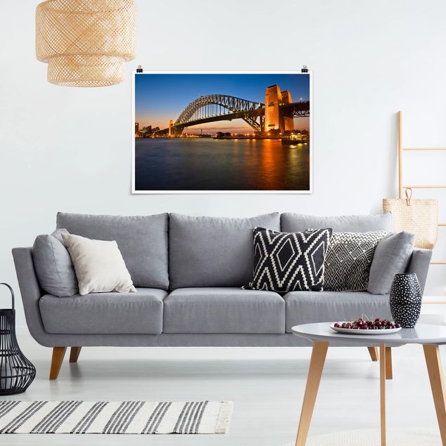Deko Architektur Harbour Brücke in Sydney