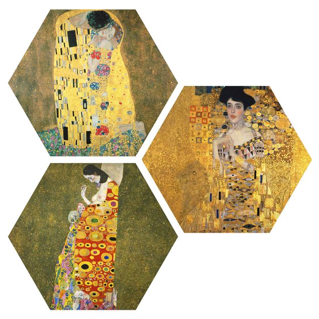 Wanddeko Flur Gustav Klimt - Portraits