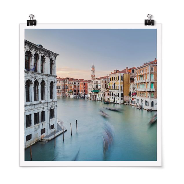 Wandbilder Italien Canale Grande Blick von der Rialtobrücke Venedig