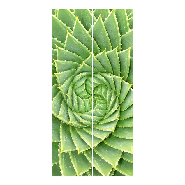 Wanddeko Esszimmer Spiral Aloe