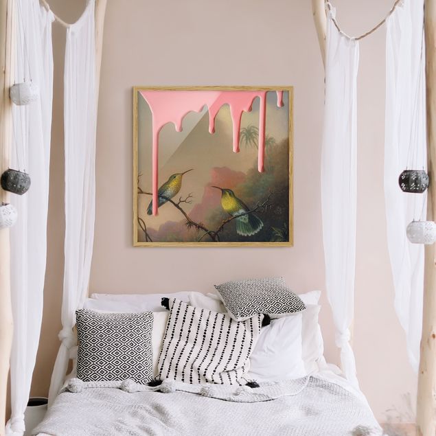 Wanddeko Schlafzimmer Farbzensur I