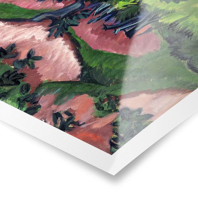 Kunststile Ernst Ludwig Kirchner - Landschaft mit Kastanienbaum