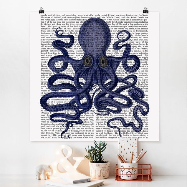Küche Dekoration Tierlektüre - Oktopus