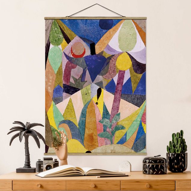 Wanddeko bunt Paul Klee - Mildtropische Landschaft