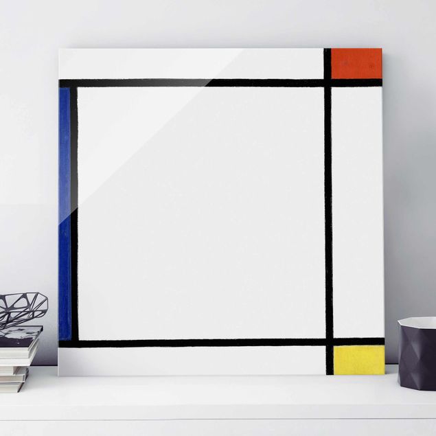 Wanddeko Schlafzimmer Piet Mondrian - Komposition III
