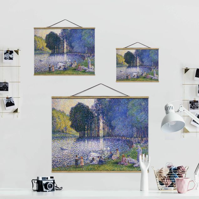 Post Impressionismus Bilder Henri Edmond Cross - Der See im Bois de Bologne