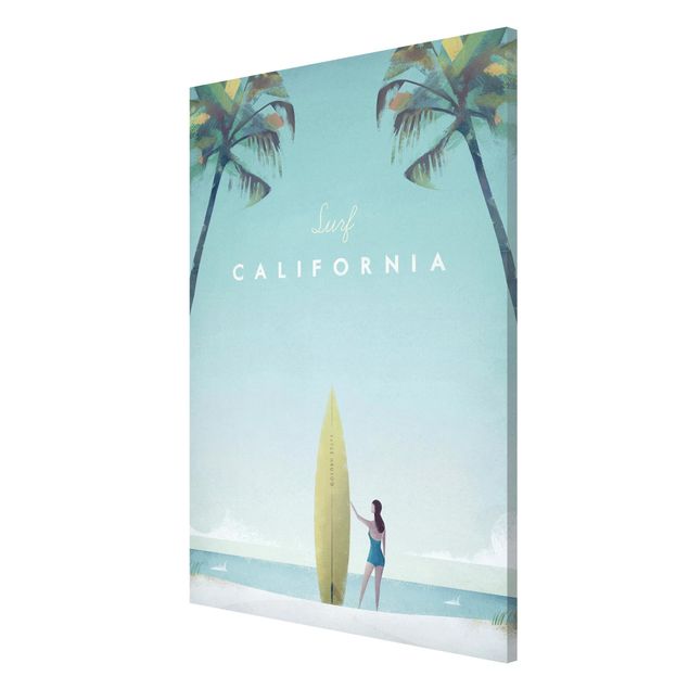 Wanddeko Büro Reiseposter - California