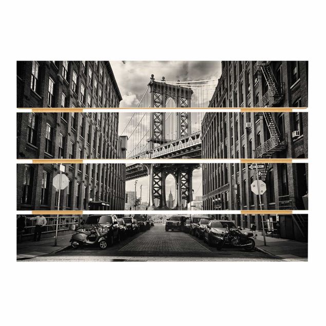 Wanddeko Esszimmer Manhattan Bridge in America