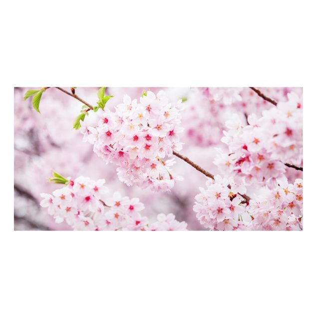 Wanddeko Asia Japanische Kirschblüten