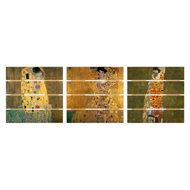 Wanddeko Flur Gustav Klimt - Portraits