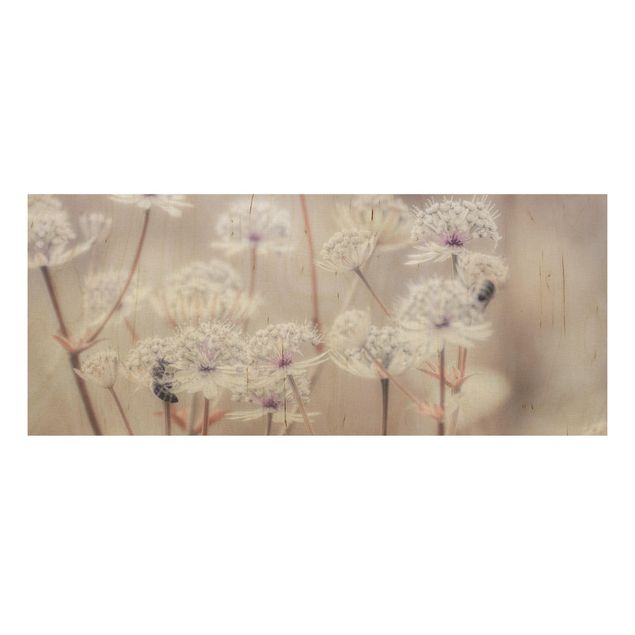 Wanddeko Schlafzimmer Federleichte Wildblumen