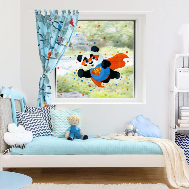 Wanddeko Büro Super Panda