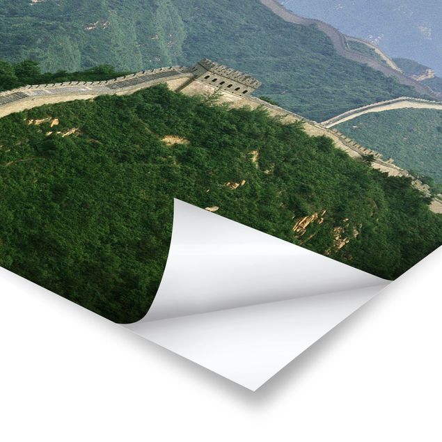 Wanddeko Esszimmer Die chinesische Mauer im Grünen