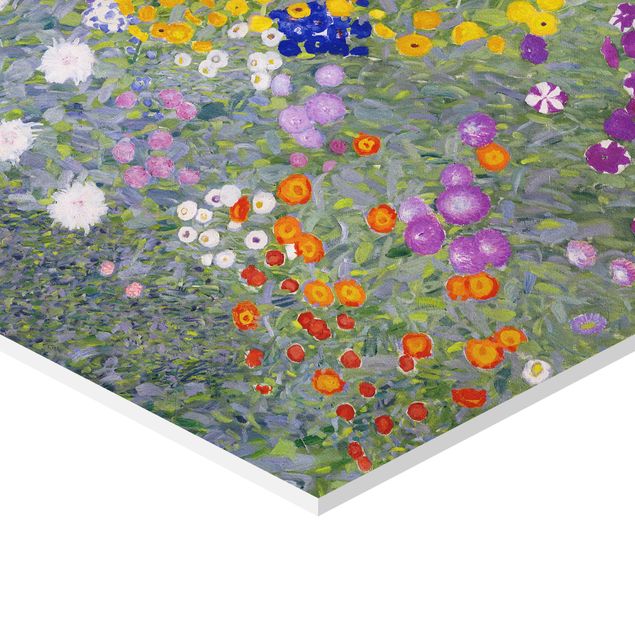 Wanddeko über Sofa Gustav Klimt - Bauerngarten