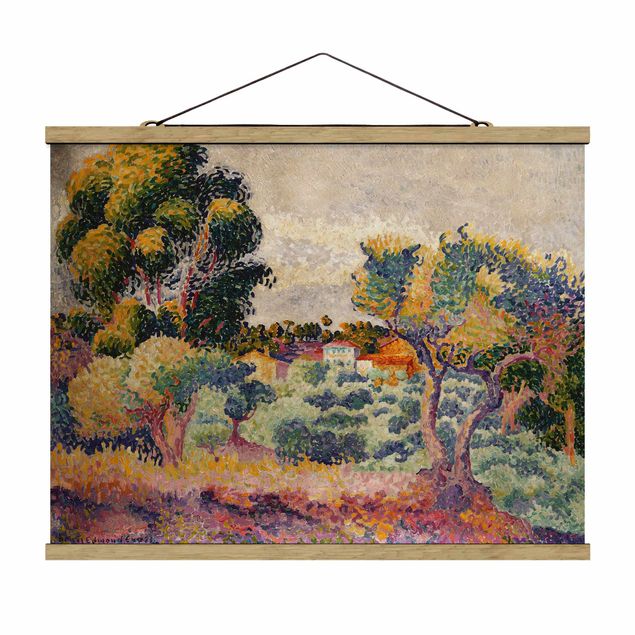 Pointillismus Bilder Henri Edmond Cross - Eukalyptus und Olivenhain