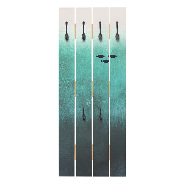 Wohndeko Malerei Fische in der Tiefsee