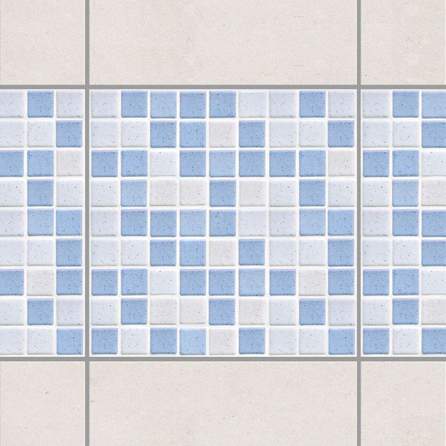 Küche Dekoration Mosaikfliesen Hellblau