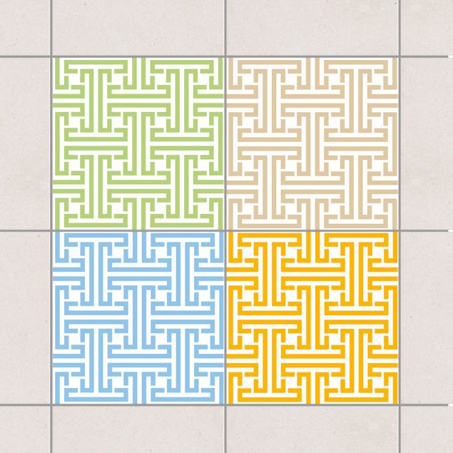 Küchen Deko Dekoratives Labyrinth Farbset