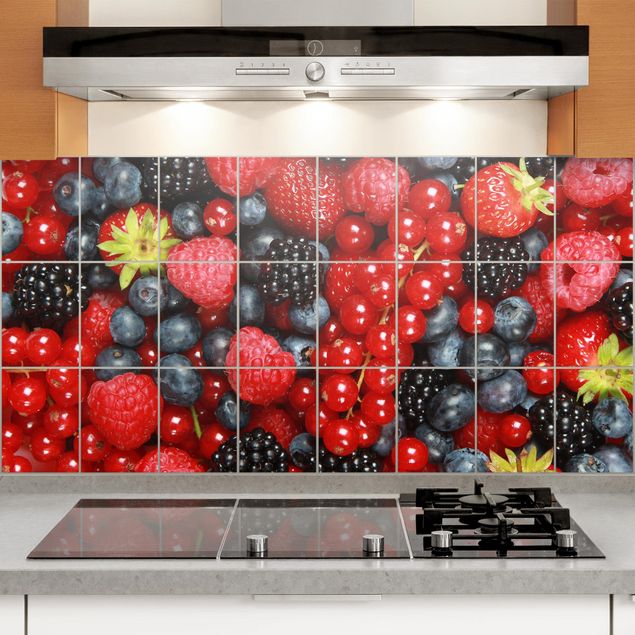 Küche Dekoration Fruchtige Waldbeeren