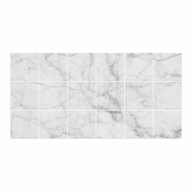 Fliesenfolien Muster Bianco Carrara